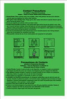 "Contact Precautions" Door Signs and Labels - PC507 - 50 Each - MDL-UALPC507
