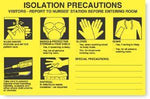 "Isolation Precautions" Labels - PC520 - 50 Each - MDL-UALPC520