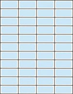 Laser Printer Piggyback Labels - PCS16-B - 5500 Each - MDL-UALPCS16B