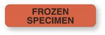 "Frozen Specimen" Labels - PS118 - 1 Each - MDL-UALPS118