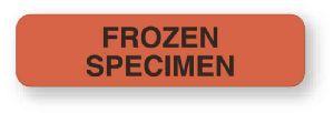 "Frozen Specimen" Labels - PS118 - 1 Each - MDL-UALPS118