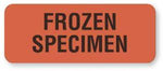 "Frozen Specimen" Labels - PS138 - 1 Each - MDL-UALPS138