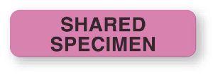 United Ad Label Company "Shared Specimen" Labels SI124 - 1.0 Each