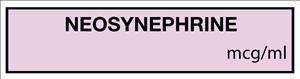 "Neosynephrine mcg/mL" Anesthesia Tape - TA086 - 1 Each - MDL-UALTA086