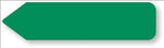 United Ad UniArrow Arrow Flag Label, Dark Green - UA102 - 150 Each