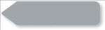 United Ad UniArrow Arrow Flag Label, Gray - UA106 - 150 Each