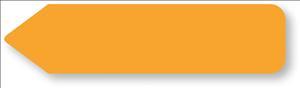 United Ad Label Company UniArrow Arrow Flag Labels UA107 - 150.0 Each