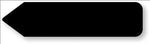 United Ad UniArrow Arrow Flag Label, Black - UA120 - 150 Each