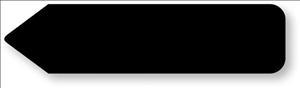 United Ad UniArrow Arrow Flag Label, Black - UA120 - 150 Each