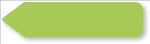 United Ad UniArrow Arrow Flag Label, Fluorescent Green - UA124 - 150 Each