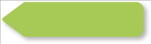 United Ad UniArrow Arrow Flag Label, Fluorescent Green - UA124 - 150 Each