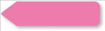 United Ad UniArrow Arrow Flag Label, Fluorescent Pink - UA126 - 150 Each