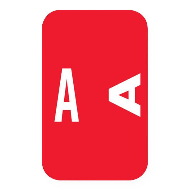 Alpha File Folder Labels - ULAF300A - 1 Each - MDL-UALULAF300A