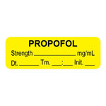 UNITED AD LABEL COMPANY Anesthesia Labels ULAL006-D 1 Each - MDL-UALULAL006D