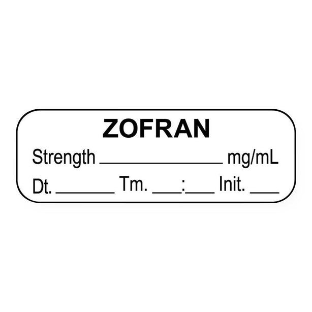 Anesthesia Labels - ULAL057-D - 1 Each - MDL-UALULAL057D