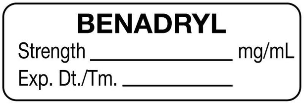 UNITED AD LABEL COMPANY Anesthesia Labels ULAL744 - MDL-UALULAL744