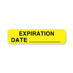 United Ad Sterilization / Packaging Expiration Date Labels, 1-1/4" x 5/16", Red, 760 per Roll - ULAM147 - 1 Each