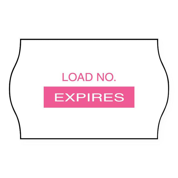 United Ad EDP Pinfeed Load No. EXPIRES Labels, White, 1" x 5/8" - ULCS505 - 1125 Each