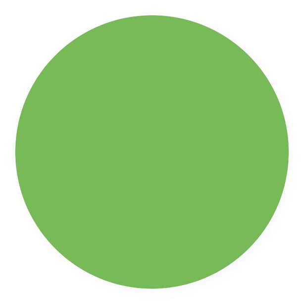 United Ad Paper Circle Labels with Permanent Adhesive, Light Green, 3/4" dia. - ULDT406 - 1 Each