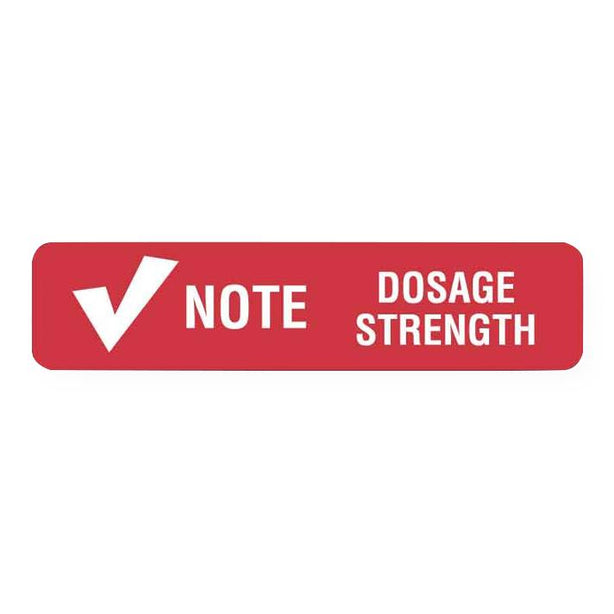 United Ad Label Company Dosage Information Labels ULFP957 - 1.0 Each - MDL-UALULFP957