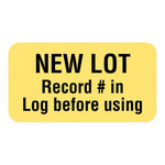 Lot Number Quality Control Labels - ULLR221 - 1 Each - MDL-UALULLR221