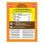 United Ad Label Contact Precautions Labels - ULPC5002 - 50 Each - MDL-UALULPC5002