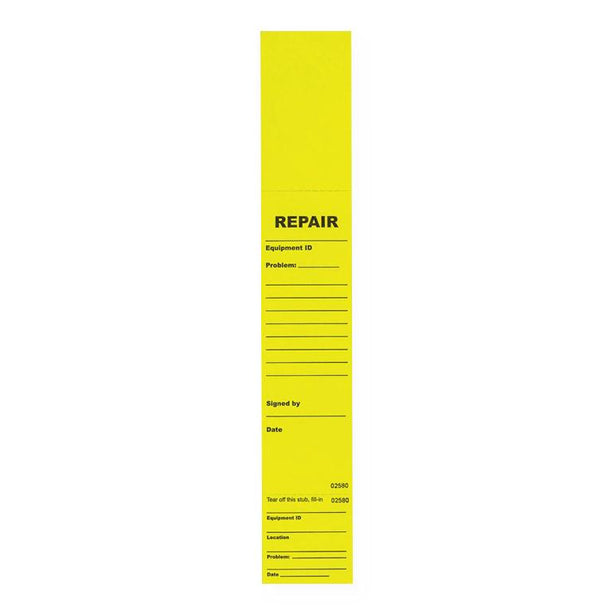 REPAIR Tyvek Status Band Labels - ULTSBRT12 - 100 Each - MDL-UALULTSBRT12