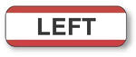 "Left" and "Right" Film Position Labels - XX532 - 1 Roll - MDL-UALXX532