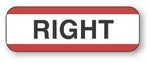 "Left" and "Right" Film Position Labels - XX539 - 1 Roll - MDL-UALXX539