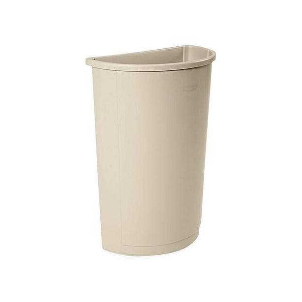 RUBBERMAID Half-Round Trash Can H-1865BE 1 Each - MDL-ULNH1865BE