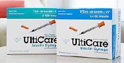 Ultimed Inc UltiMed UltiCare Insulin Syringes with Needle 08218 - 500.0 Each - MDL-UMD08218CS