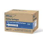 ULTIMED INC UltiCare 3mL Safety Syringe 63014 100 Each - MDL-UMD63014