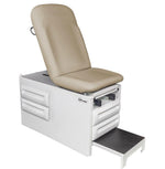 UMF MEDICAL Manual Exam Table with 500 lb. Capacity and 4 Storage Drawers 5240 CREAMY LATTE 1 Each-MDL-UMF5240CL