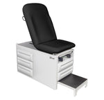 Umf Medical Model 5250 Manual Exam Tables with 5 Storage Drawers 5250 CLASSIC BLACK - 1.0 Each - MDL-UMF5250CB