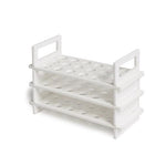 United Scientific Plastic 3-Tier Test Tube Rack, Polypropylene, Holds 18 Tubes - 77715 - 4 Each
