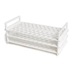 United Scientific Plastic 3-Tier Test Tube Rack, Polypropylene, Holds 40 Tubes - 77719 - 2 Each