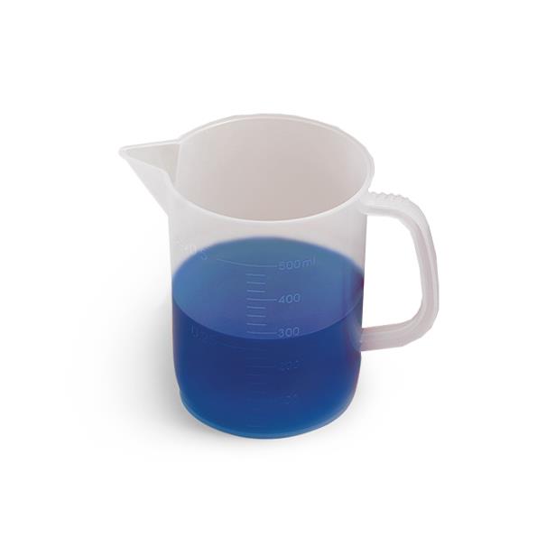 United Scientific Graduated Short Form Beaker with Handle, Polypropylene, 5000 mL - 81105 - 1 Each