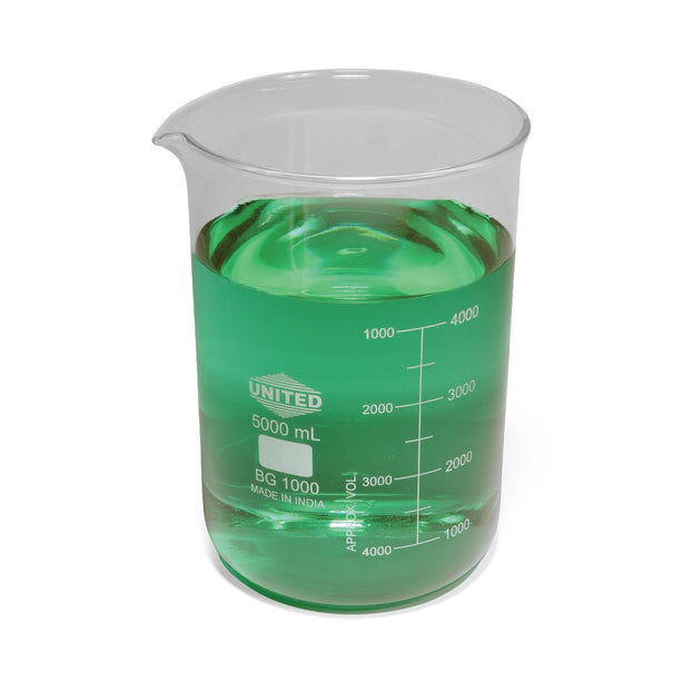 United Scientific Low Form Beaker, Borosilicate Glass, 30 mL - BG1000-30 - 12 Each