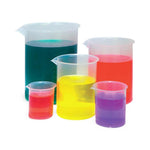 United Scientific Plastic Beaker, Polypropylene, Set of 5, 50mL, 100mL, 250mL, 500mL and 1000mL - BPSET5 - 1 Each