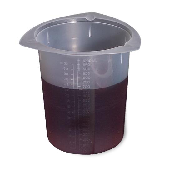 United Scientific Tri-Corner Beaker, Polypropylene, 1000 mL - BTC1000 - 100 Each