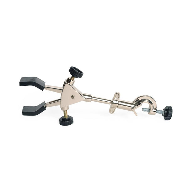 United Scientific 2-Prong Burette Clamp with Boss Head, PVC-Coated Grips - CLPVC2 - 1 Each