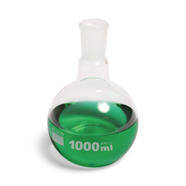 United Scientific Supplies, Inc. Flat- and Round-Bottom Boiling Flasks with Ground Glass Joints FFB058-1000 - 6.0 Each