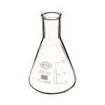 United Scientific Narrow-Mouth Erlenmeyer Flask, Borosilicate Glass, 100 mL - FG4980-100 - 12 Each