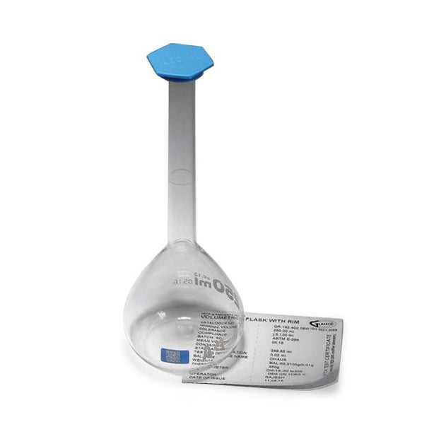 United Scientific Supplies, Inc. United Scientific Class A Volumetric Flask with Snap Cap FG5580-250QR - 1.0 Each