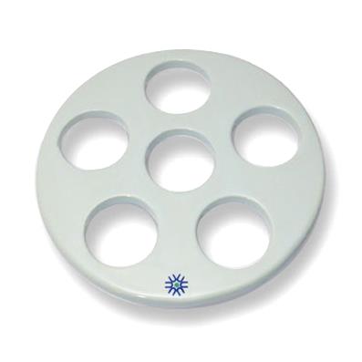United Scientific Large Porcelain Desiccator Plate with Holes, 190 mm - JDP190 - 1 Each