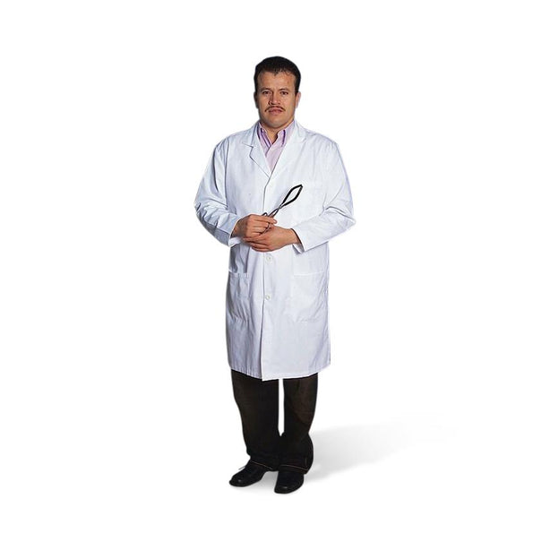 United Scientific White Lab Coat, Men's, Size L - LCML01 - 1 Each