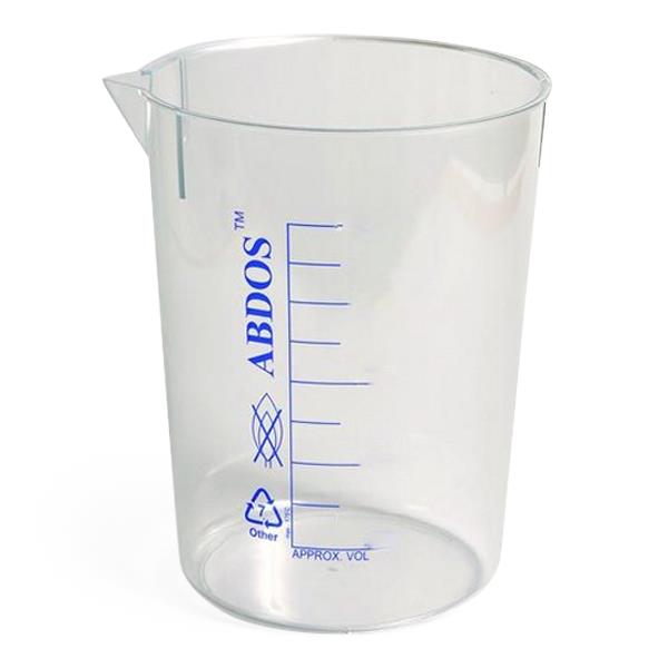 United Scientific Supplies, Inc. United Scientific Plastic Beakers with Printed Graduations P50706 - 4.0 Each
