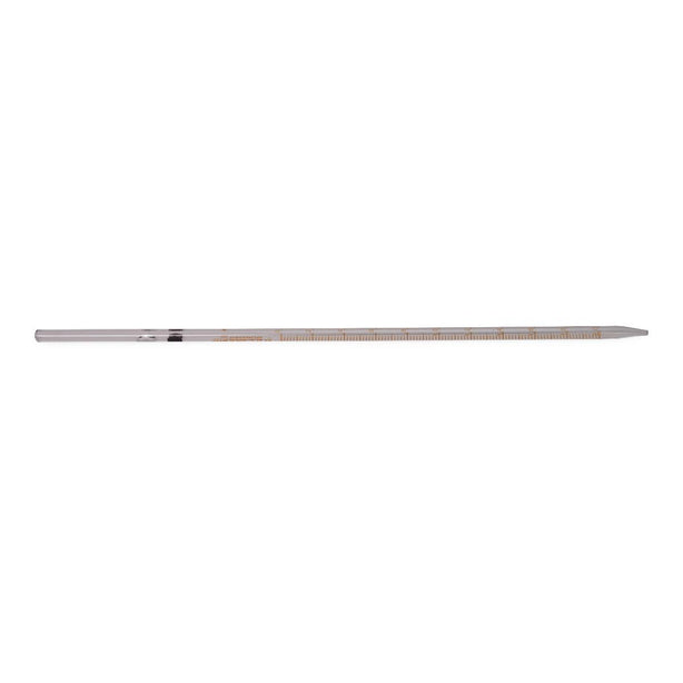 United Scientific Serological Pipette, Accuracy as per Class B, Borosilicate Glass, 1 mL, 0.1 mL Graduation Interval, Red, 6 per Pack - PS7080-D - 6 Each