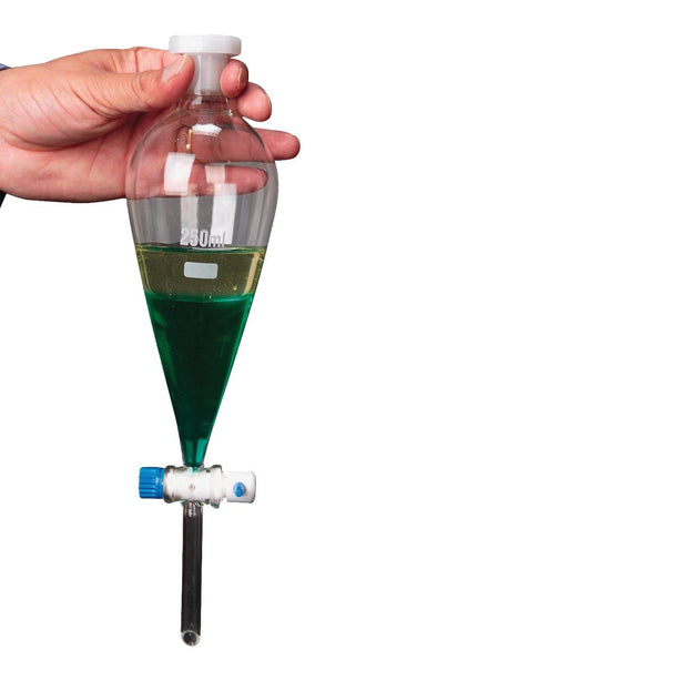 United Scientific Glass Separatory Funnel, 500 mL, 2 per Pack - SF149-500 - 2 Each