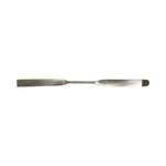 United Scientific Stainless Steel Spatula, 6" (15 cm) Long, 1 End Flat, 1 End Bent, 10 per Pack - SSFB06 - 10 Each